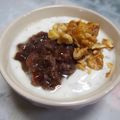 ジョンリークッカー's cooksnap of when they made 小豆とくるみの大人なヨーグルト.