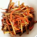 yu♡rsnta's cooksnap of when they made 箸が止まらない♡人参ごぼうの甘辛きんぴら.
