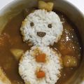 ほっほ's cooksnap of when they made カレーDEクリスマス☆.