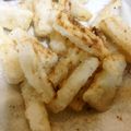 T0moco's cooksnap of when they made 長芋でフライドポテト.