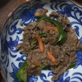 toujours＊'s cooksnap of when they made 牛肉のヨシダソース炒め.