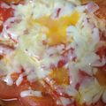 summer813's cooksnap of when they made 簡単☆トマトとベーコンのチーズ焼き.