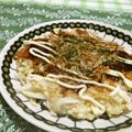 赤い電話's cooksnap of when they made 白菜のお好み焼き.