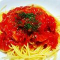 Ryoochi's cooksnap of when they made フレッシュトマトの簡単パスタ.