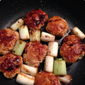 キロとヒカルママ's cooksnap of when they made 鶏つくねと長ねぎのとろみ甘辛炒め.