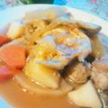 ☆トミィ★'s cooksnap of when they made 大根と鶏肉のサムジャン煮込み.