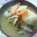 ちゅるま's cooksnap of when they made 我が家のおかずになるとん汁♪寒い日に♪.