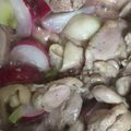 クックGE2XCP☆'s cooksnap of when they made さっぱり☆鶏ネクタイとラディッシュ炒め.