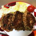 ありんこ☆★'s cooksnap of when they made 子供も大好き！もやしと韮のハンバーグ.