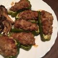 ayuayucchi's cooksnap of when they made オーブンで肉汁じゅわ～！ピーマンの肉詰め.