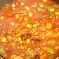 料理未熟主婦∂▽∂'s cooksnap of when they made 簡単チリコンカン風豆煮.