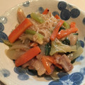 まき1972's cooksnap of when they made ちんげん菜と豚肉で中華炒め.