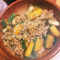 messier225's cooksnap of when they made ★牛肉とかぼちゃのオイスター炒めピリ辛★.