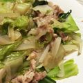 tanoyuki's cooksnap of when they made アッ！豚キャベツが塩レモンで変わった♪.