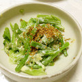 ようぶー's cooksnap of when they made カブの茎の柚子胡椒マヨ和え.