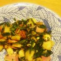 さくらンボー's cooksnap of when they made チーズ入り！じゃがいも&ほうれん草炒め.