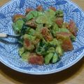 さくらンボー's cooksnap of when they made アボカドと胡瓜とトマトの塩レモンサラダ♪.