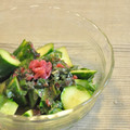 momosukekan's cooksnap of when they made きゅうりの梅シソ和え☆.