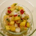 橙食堂's cooksnap of when they made 切って混ぜるだけ！マンゴーサルサ.