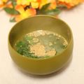 ぽっぽぺぺ's cooksnap of when they made 春菊のごま味噌汁.