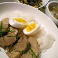 mi◎kitchen's cooksnap of when they made 紅の豚丼★スープセット.