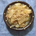 ちぃ−ち−chan's cooksnap of when they made 豚ひき肉でトロトロ新玉ねぎと大根煮❀.