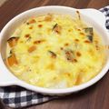 ポ〜ちゃん's cooksnap of when they made かぼちゃと里芋の秋色グラタン.