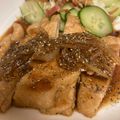 るなまみぃ's cooksnap of when they made 豚ロース厚切りの絶品コク旨ソーストンテキ.