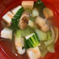 cookpad1年生's cooksnap of when they made 豆腐とチンゲンサイのとろ～りスープ.