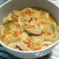 もぐ・ω・くま's cooksnap of when they made 白菜卵とじうどん.