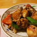 りらたそ's cooksnap of when they made 鶏肉のくるみ炒め.
