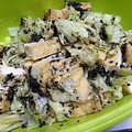みゃじま's cooksnap of when they made 厚揚げとキャベツの胡麻酢和え♡.