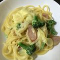 ポメちょん's cooksnap of when they made カップスープでクリームパスタ.