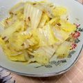 かとりーな♪'s cooksnap of when they made 材料３つ♬白菜のオカカ和え.