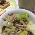 リラシャン's cooksnap of when they made 簡単☆きゃべつときのこの麺つゆあえ.
