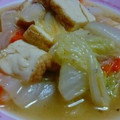 武士魂's cooksnap of when they made 白菜と厚揚げの洋風炒め☆コンソメ味.