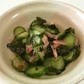 papikun's cooksnap of when they made 残ったガリの使い道♪美味きゅうりの酢の物.
