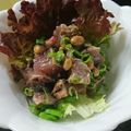 おおなべ's cooksnap of when they made 超簡単カツオのたたき梅納豆和え.