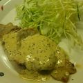 ひじきくろねこ's cooksnap of when they made 鮭のソテーマスタードクリームソース.