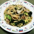りょうびん's cooksnap of when they made レンジで簡単★和風パスタ.