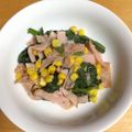 ankoco's cooksnap of when they made ☆ほうれん草のバターソテー☆お弁当の彩り.