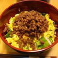 じゃんあに's cooksnap of when they made ランチに最適そぼろ丼☆.