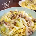 マイポ☆'s cooksnap of when they made 白菜と豚肉の柚子胡椒パスタ.