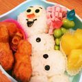 おみぶ's cooksnap of when they made 簡単♡ごはんキャラ弁♡オラフ.