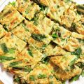 ミニまーもせっと's cooksnap of when they made 簡単ニラじゃがチヂミ.