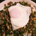 クックGF1QR0☆'s cooksnap of when they made 簡単！安い豚挽肉で中華風ロコモコ.
