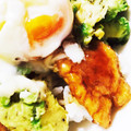 まゆぱちゃ's cooksnap of when they made 簡単♪ アボカドと鶏の照り焼き丼.