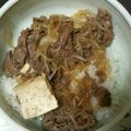 myd★k's cooksnap of when they made スタミナバッチリ！すき焼き風牛丼♡.