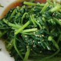 一期一代's cooksnap of when they made 春菊の胡麻和え.