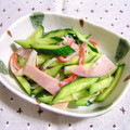 komomoもも's cooksnap of when they made ハムときゅうりのさっぱり和え.